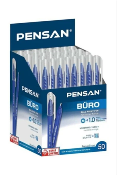 PENSAN TÜKENMEZ KALEM 2270 BÜRO TİPİ 1 MM MAVİ ürün görseli 1