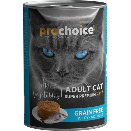 Pro Choice Balık ve Sebzeli Yetişkin Kedi Konservesi 400 Gr ürün görseli 1