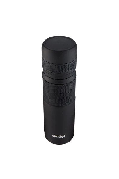 Thermal Bardaklı Çelik Termos 740ml Siyah - Resim 3