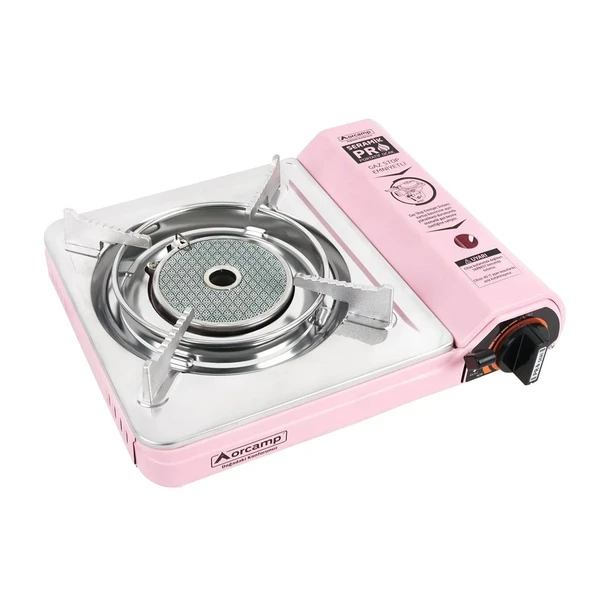 Orcamp Seramik Pro Portatif Ocak Pembe - Resim 3