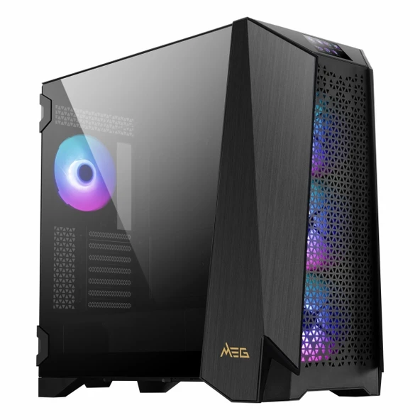 MSI MEG Prospect 700R USB 3.2 ARGB eATX Mid Tower Siyah Kasa ürün görseli 1