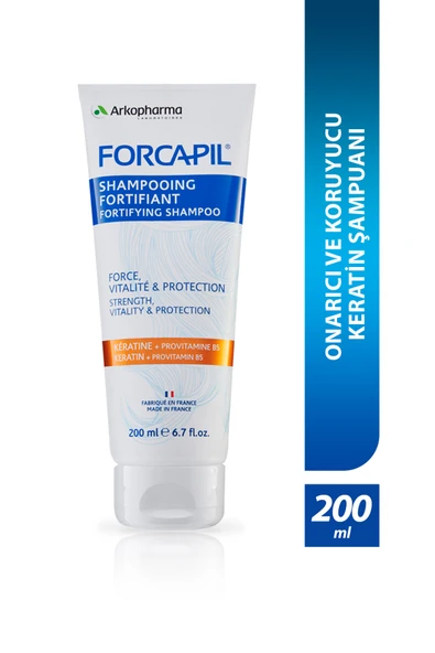Arkopharma Forcapil Fortifying Shampoo – Onarıcı Ve Koruyucu Şampuan ürün görseli 1