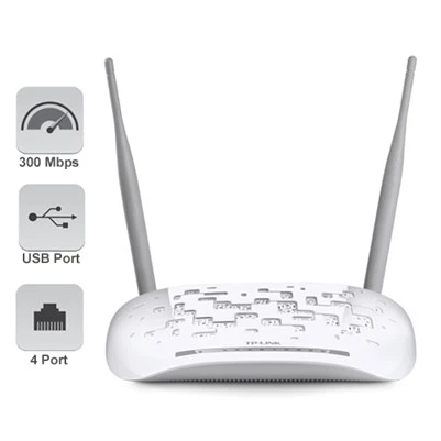 TP-Link TD-W9970 4 Port 300 Mbps VDSL2 Modem ürün görseli 1