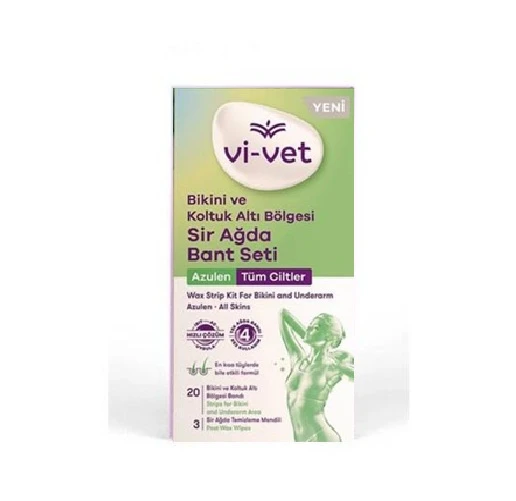 Vivet Bikini Ve Koltukaltı İçin Sir Ağda Bant Seti 24 Lü ürün görseli 1