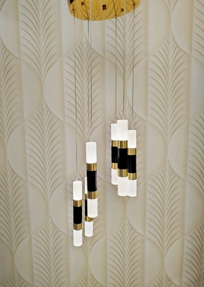 Yuvarlak Ledli avize 6 Lı - Resim 3