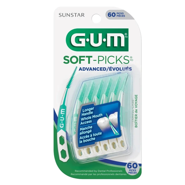 GUM Soft-Picks Advanced Dental Diş İpi Picks 60 ürün görseli 1