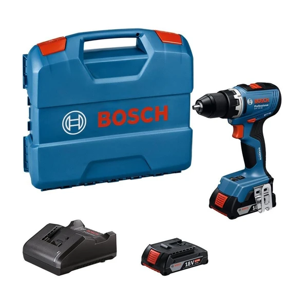 Bosch GSR 18V-65 Çift Akülü 2 Ah Vidalama ürün görseli 1