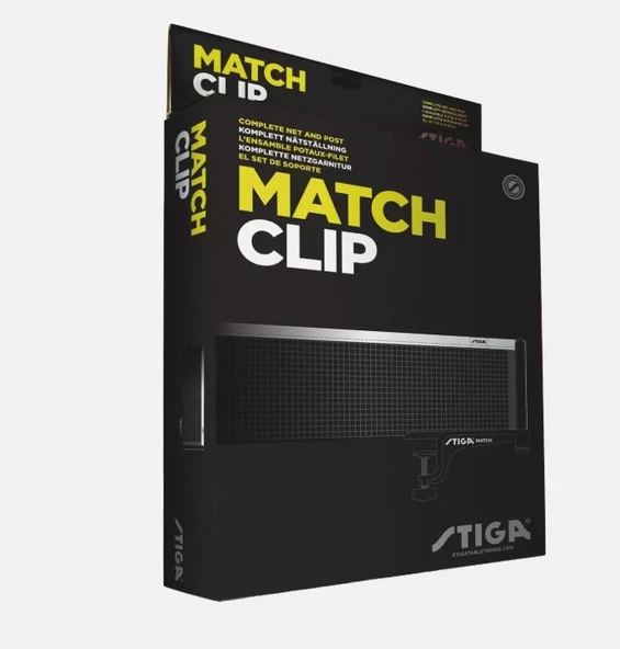 Stiga Net And Post Match Clıp File Demir Seti 637500 ürün görseli 1