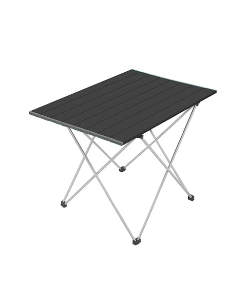 Yek Outdoor Portatif Alüminyum Katlanır Eko Kamp Masası Küçük 56x40x45cm Siyah ürün görseli 1