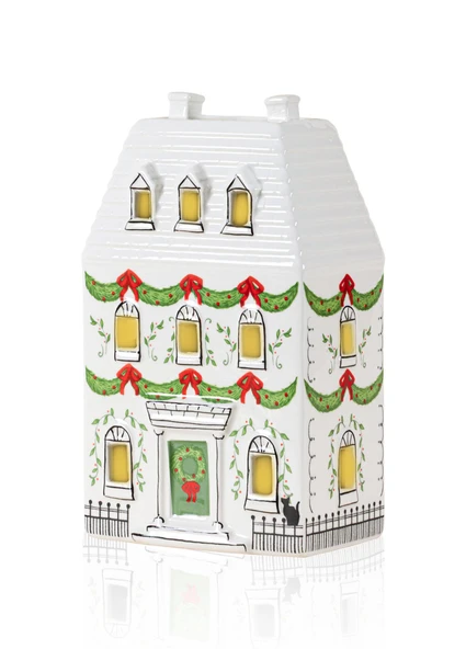 The Mia Dekoratif Led Işıklı Ev Biblo 12x7x19 cm ürün görseli 1