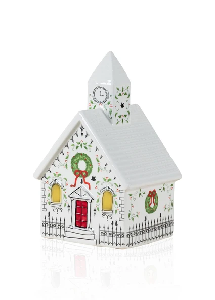 The Mia Dekoratif Led Işıklı Ev Biblo 13x11x22 cm ürün görseli 1