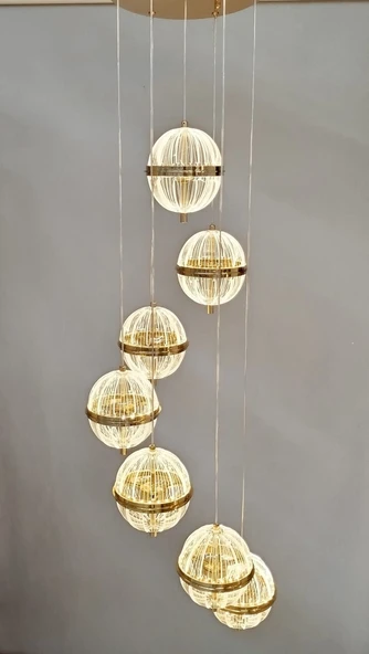 Modern Led sarkıt Avize 6 lı - Resim 5