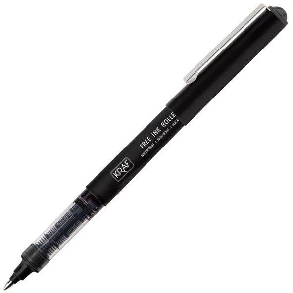 Kraf Roller Kalem 0.7 300G Siyah 12’li ürün görseli 1