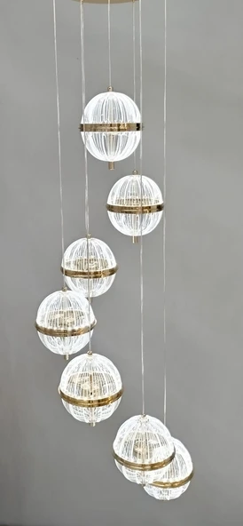 Modern Led sarkıt Avize 6 lı - Resim 4