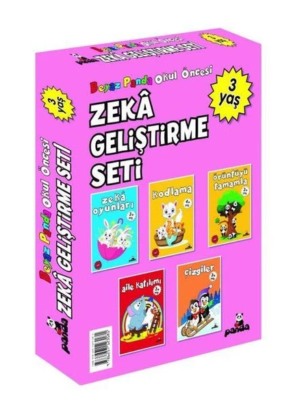 3 Yaş Zeka Geliştirme Seti - 5 Kitap Takım ürün görseli 1