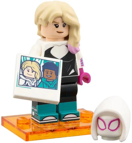 LEGO Minifigures 71050 Spider-Man: Across the Spider-Verse Series : 4.Gwen Stacy / Spider-Gwen ürün görseli 1
