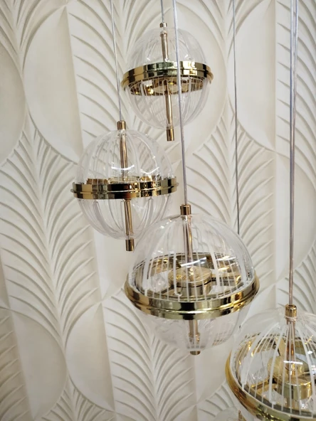 Modern Led sarkıt Avize 6 lı - Resim 2