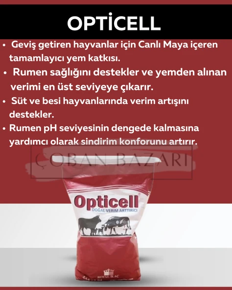 Royal  Opticell Canlı Maya Yem Katkı 25 Kg ürün görseli 1