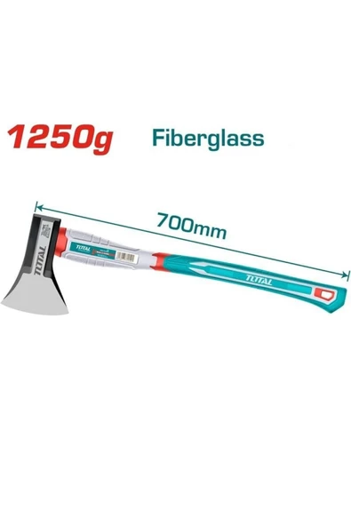 Fiberglas Saplı Balta 1250 Gr - 700 MM Yüksek Kalite ürün görseli 1