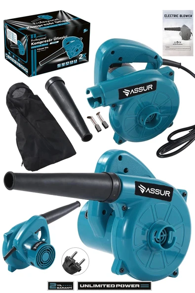 450 W TURBO Fan Motorlu Elektrikli Hava Üfleme Emme Makinesi Elektrikli Hava Üfleme Körüğü ürün görseli 1