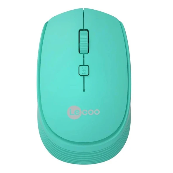 Lenovo Lecoo WS202 Kablosuz Mouse Turkuaz ürün görseli 1