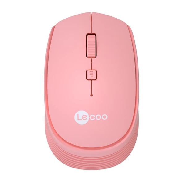 Lenovo Lecoo WS202 Kablosuz Mouse Pembe ürün görseli 1