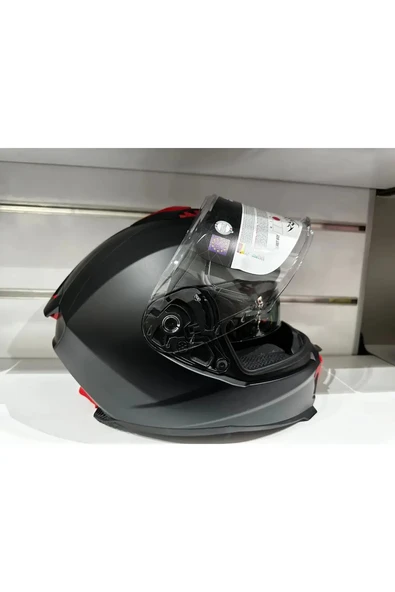 KASK SWAY SW-865 MAT SİYAH GÜNEŞ GÖZLÜKLÜ ürün görseli 1