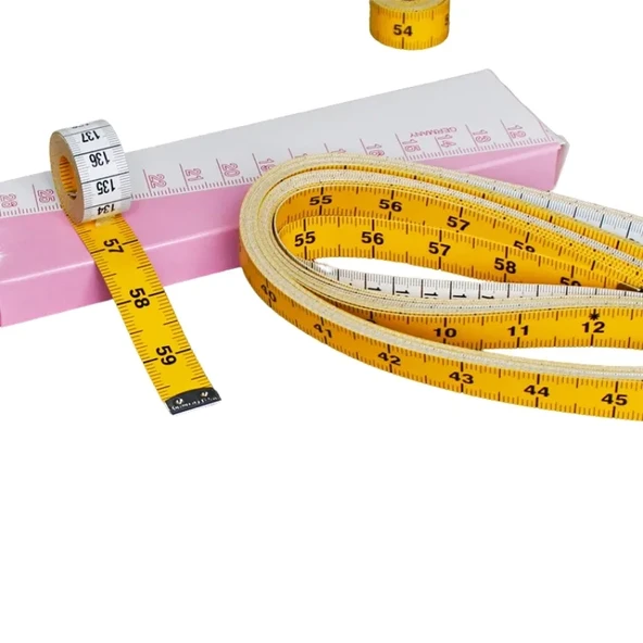 Mezura Sarı Plastik 1.5 Metre (10 Adet) ürün görseli 1