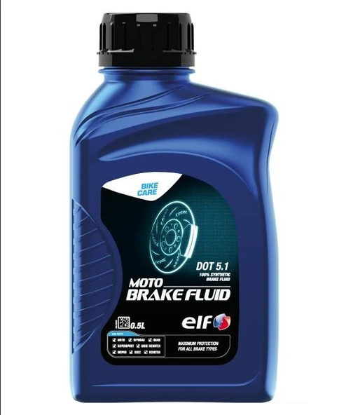 ELF MOTO BRAKE FLUID DOT 5.1 500ML ürün görseli 1