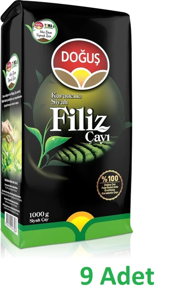 Doğuş Filiz Çay 1000 Gr x 9 adet ürün görseli 1