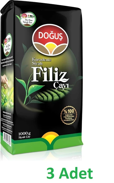 Doğuş Filiz Çay 1000 Gr x 3 adet ürün görseli 1