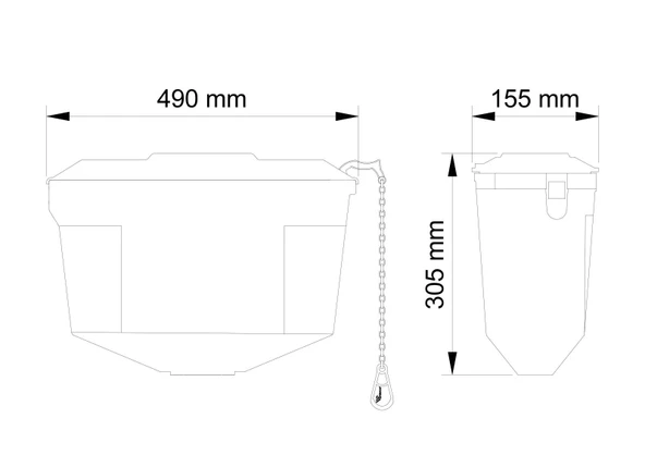 Visam Lord 2000 Asma Rezervuar 450-001 - Resim 2