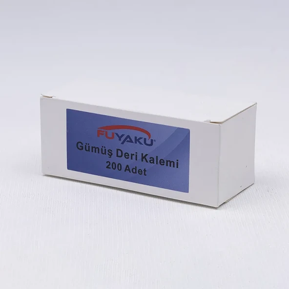 Fuyaku Gümüş Deri Kalemi Metal (200 Adet) ürün görseli 1