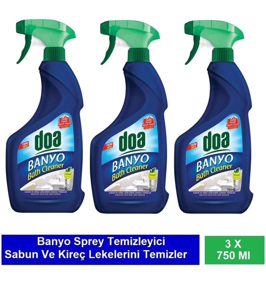 Doa Banyo Sprey 750 Ml Vegan x 3 Adet ürün görseli 1