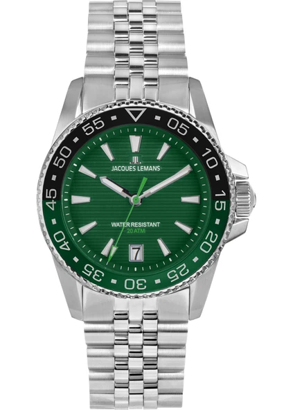 JACQUES LEMANS 1-2205J LIVERPOOL DIVER ERKEK KOL SAATİ ürün görseli 1