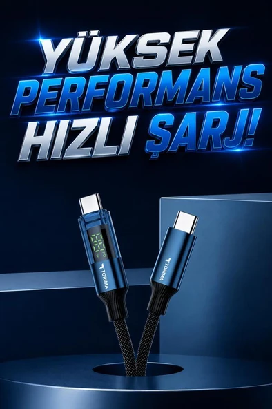 Şarj Kablosu Type-C to Type-C 60W Data Kablo U22 Siyah - Resim 4