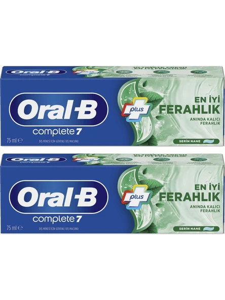 Oral-B complete 7 Üstün Ferahlık Diş Macunu 75 ml x 2 Adet ürün görseli 1
