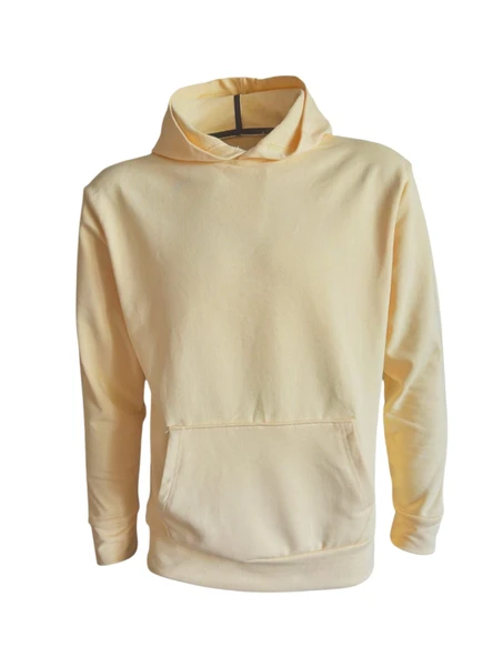 Kapüşonlu Sweatshirt - Sarı ürün görseli 1