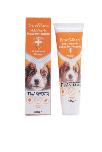 Brave Paws Yavru Köpekler İçin Multivitamin Desteği 100 Gr ürün görseli 1