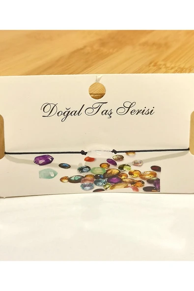 Monalisa Home Renkli Gösterişli Ayarlanabilir Taş Figürlü İp Bileklik ürün görseli 1