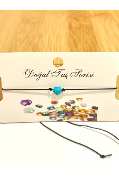 Monalisa Home Renkli Gösterişli Ayarlanabilir Taş Figürlü İp Bileklik ürün görseli 1
