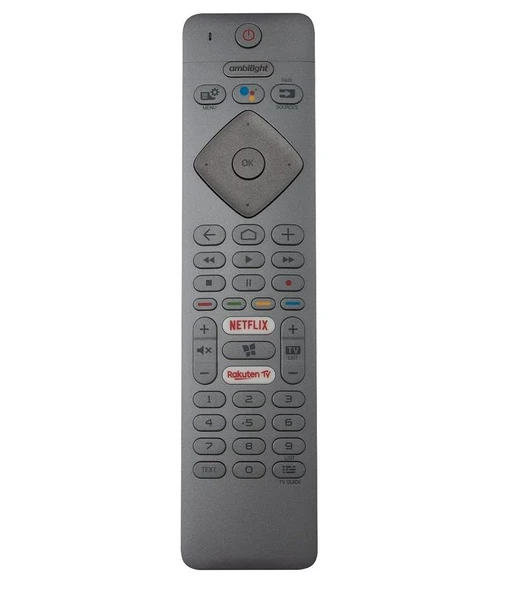 philips ile uyumlu Model 75PUS7354/12 Mikrofonlu Smart TV Kumanda-Gri ürün görseli 1