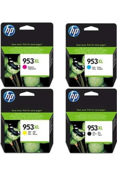 L0S70Ae + F6U16Ae + F6U17Ae + F6U18Ae 953Xl Kartuş Seti / Hp ürün görseli 1