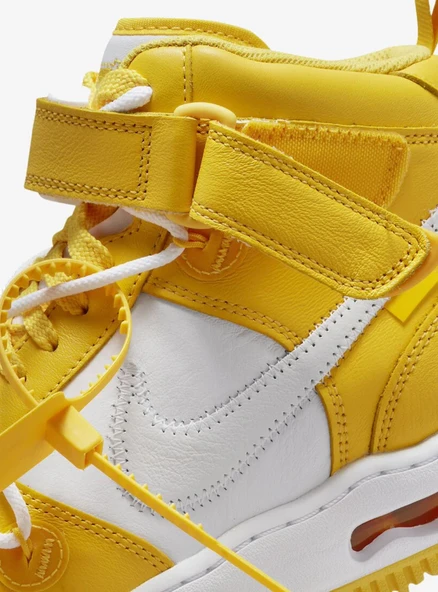 Nike Air Force 1 Mid SP Off-White Varsity Maize DR0500-101 - Resim 6