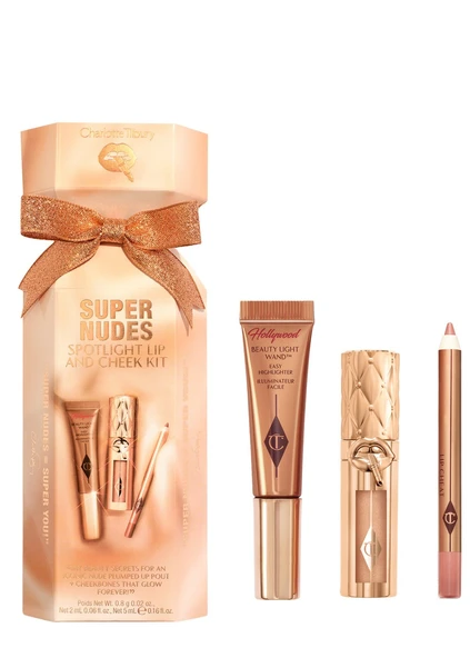 Charlotte Tilbury Super Nudes Spotlight Ruj ve Allık Seti ürün görseli 1