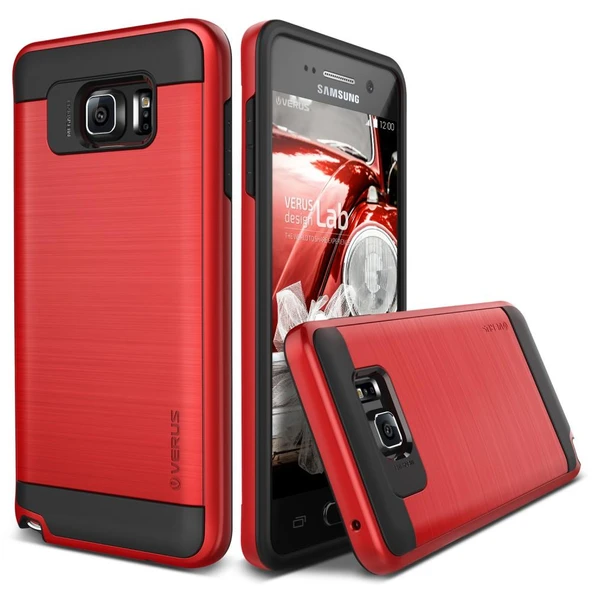 Verus Galaxy Note 5 ile Uyumlu Case Verge Series Kılıf Crimson Red ürün görseli 1