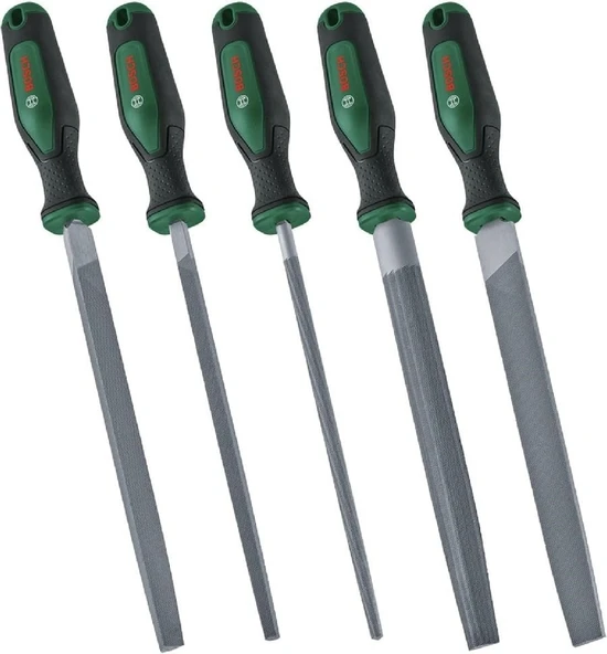 BOSCH 5 Parça Eğe Seti ürün görseli 1