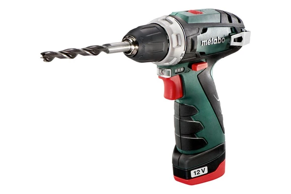 METABO POWERMAXX BS 12 Volt 2,0 Amper Bez Çantalı Tek Akülü Matkap ürün görseli 1