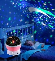 Monalisa Home Dönen Star Mastar Star Projeksiyon LED Gece Lambası USB Tavan Yıldız Yansıtma Işığı ürün görseli 1