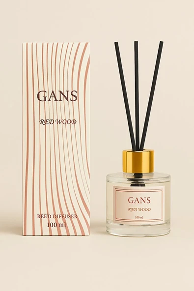 Red Wood Çubuklu Oda Kokusu 100 ml, Reed Diffuser - Resim 3